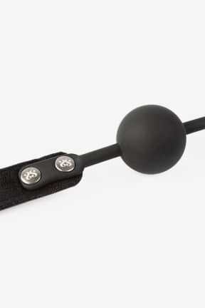 BDSM Sei Mio Strictly Come Quietly Soft Strap Silicone Ball Gag