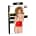Black Level - Vinyl Waist Cincher - Red - XL