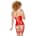 Black Level - Vinyl Corset - Red - M