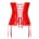 Black Level - Vinyl Corset - Red - M