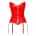Black Level - Vinyl Corset - Red - M