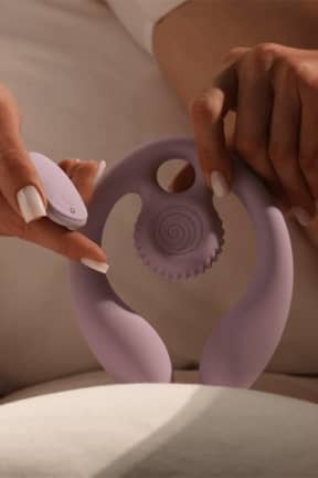 Paarvibratoren SVibe - Snail GIZI Duo Couples Stimulator - Lilac