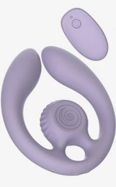 Paarvibratoren SVibe - Snail GIZI Duo Couples Stimulator - Lilac