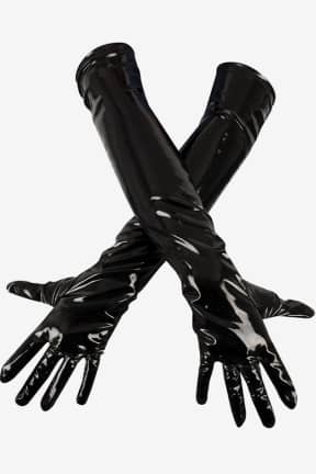 BDSM Black Level - Vinyl Gloves - Black