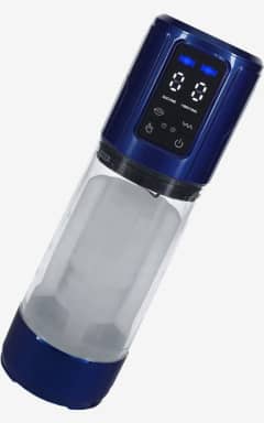 Sexspielzeug Pumped - UltraLift Automatic Waterproof Masturbator Pump - Metallic Blue