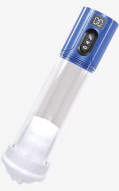 Sexspielzeug Pumped - MaxLift 7 Function Suction Masturbator Pump - Metallic Blue
