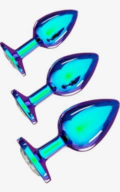 Alle Ouch! - Venice Collection Metal Anal Plug Set - Iridescent