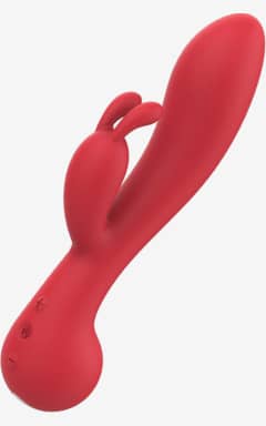Sexspielzeug Dreamtoys - Amour - Rabbit Vibe Camille - Red