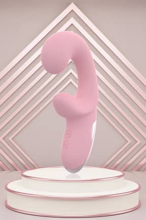 Sexspielzeug Dreamtoys - Glam - Flexible Duo Vibrator - Pink
