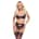 Cottelli Lingerie - Lace And Satin Set - Black - 85C/L
