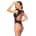 Cottelli Lingerie - Body Rhinestones - Black - L/XL