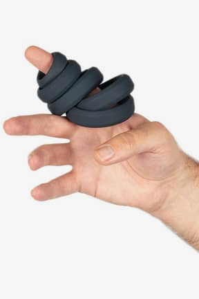 Penisringe Boners - 6 Piece Cock Ring Set - Grey