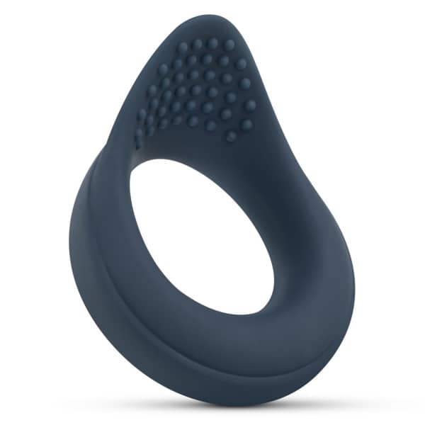 Boners - Vibrating Cock Ring With Perineum Stimulation - Blue