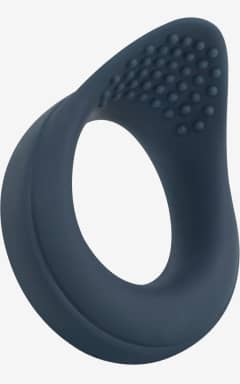 Sexspielzeug Boners - Vibrating Cock Ring With Perineum Stimulation - Blue