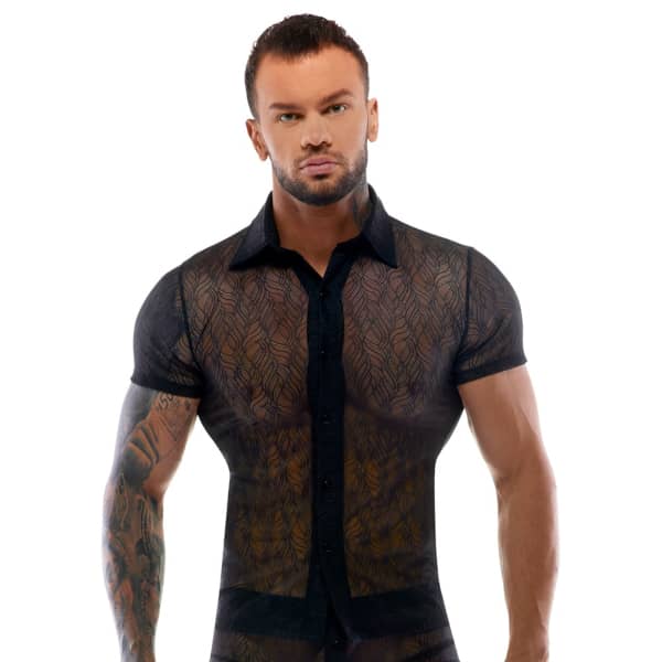 Svenjoyment - Men's Shirt Buttons - Transparent - L