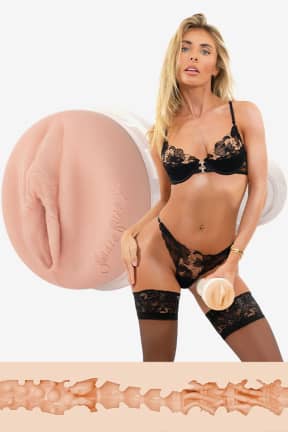 Top 10 Sextoys für Männer Fleshlight - Bonnie Blue 1K Signature Vagina Beige