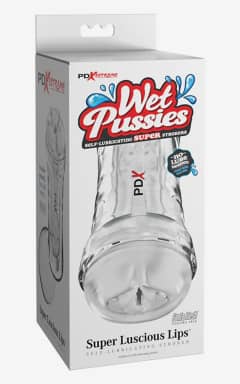 Masturbatoren / Taschenvagina / Taschenmuschi PDX Extreme - Super Luscious Lips Self-Lubricating Stroker - Clear