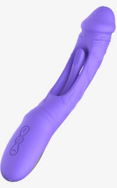 Good Vibes Only - Flax Vibrating Dildo with G-Spot Stimulator - Kurviger Schaft trifft Deinen G-Punkt punktgenau - 7 Modi für Wellen purer Lust. Spritzwassergeschützt, USB-aufladbar und softes Silikon - ready, wann Du willst.
