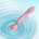 Good Vibes Only - Double-Sided Wand Vibrator - Soft Silicone - Pink