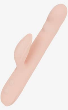 Vibratoren Good Vibes Only - Thrusting Vibrator - Soft Silicone - Pink
