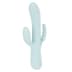 Good Vibes Only - Triple Stimulation Vibe - Soft Silicone - Blue