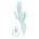 Good Vibes Only - Triple Stimulation Vibe - Soft Silicone - Blue