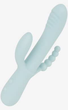 Vibratoren Good Vibes Only - Triple Stimulation Vibe - Soft Silicone - Blue