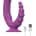 Teazers - Double Vibrator with Suction Cup and Remote - Purple