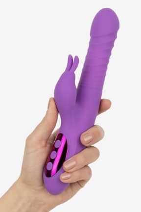 Vibratoren Teazers – Thrusting, Warming Rabbit Vibrator – Purple