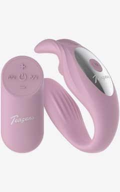 Vibratoren Teazers – Bunny Couple Vibrator with Remote – Pink