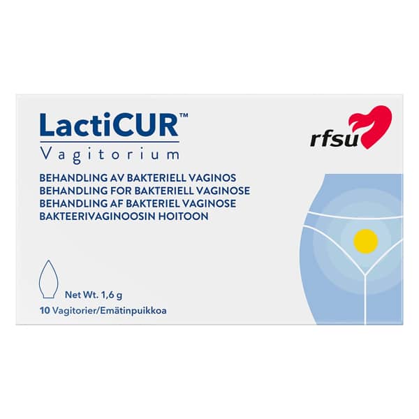 RFSU - LactiCUR Vagitorium 10p