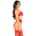Leg Avenue - Bra Top, String and Garter Belt Stockings Red