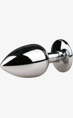 Analtoys EasyToys Anal - Metal Butt Plug Silver/Pink - L - Schwerer Buttplug aus poliertem Alu – glatt, kühl oder warm, ganz wie Du willst. Perfekte Form mit sicherem Fuß für festen Halt und sattes Gefühl bei 8 cm Länge und Ø 4 cm.
