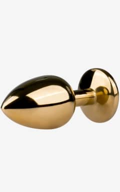 Analtoys EasyToys Anal - Metal Butt Plug No. 1 - Gold/Purple - Edler Buttplug aus kühlem Metall: feste Reize und easy Temperaturspiel inklusive. Sicherer Halt dank schmalem Hals, breiter Basis – und ruckzuck sauber.