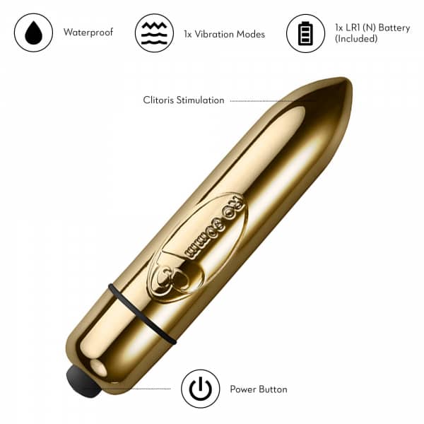 handlicher masturbator mit vibro bullet 9 cm Sanit Gleitmittel für HT und KG main image 1