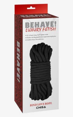 BDSM Japanese Silk Rope - Svart